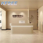 250usd 120cm length Beautiful Kfsee Reception For Beauty Salon