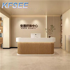 250usd 120cm length Beautiful Kfsee Reception For Beauty Salon
