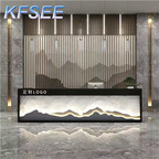 150cm length Future Office Kfsee Reception For Beauty Salon