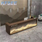 150cm length Future Office Kfsee Reception For Beauty Salon