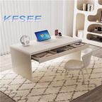 250usd 100cm length Creamy Boss Home Kfsee Office Table
