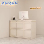 150usd 100cm length Beauty Salon Kfsee Reception Desk Cashier
