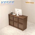 150usd 100cm length Beauty Salon Kfsee Reception Desk Cashier