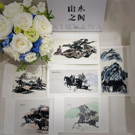 《佳境·湖北名家作品展》徐勇民作品明信片（6张）