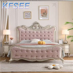 500usd American Style Castle Kfsee Bedroom Bed