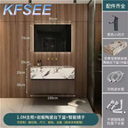 350usd 100cm length ins Heart Kfsee Bathroom Cabinet