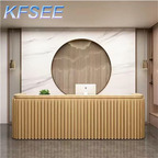 350usd 160cm length Beauty Kfsee Office Reception Table Counter