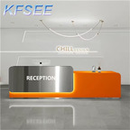 350usd 160cm length Pure Love Kfsee Office Reception Counter