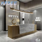 350usd 160cm length Pure Salon Kfsee Reception Desk Counter
