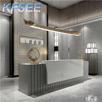 350usd 160cm length Pure Salon Kfsee Reception Desk Counter