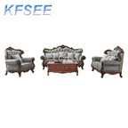 2700usd 1+2+3 Kfsee Solid Wood Sofa Furniture