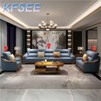 3500usd 1+2+3 Kfsee Zingana Wood Sofa Furniture