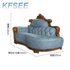 1500usd Kfsee Zingana Wood Sofa Furniture