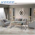 1000usd American Style 1+2+3 Kfsee Solid Wood Sofa