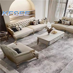 1500usd 1+2+3 American Style Kfsee Solid Wood Sofa