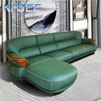 2000usd Kfsee Zingana Wood Sofa Furniture