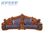 7000usd Kfsee Zingana Wood Sofa Furniture