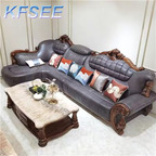 4000usd Kfsee Zingana Wood Sofa Furniture