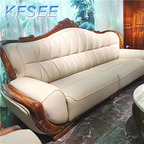 4000usd three seat Kfsee Zingana Wood Sofa Furniture