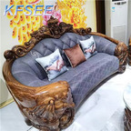 9000usd two people Kfsee Zingana Wood Sofa Furniture