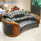 4000usd two seat Kfsee Zingana Wood Sofa Furniture
