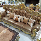 5500usd four seat Kfsee Solid Wood Sofa Furniture