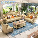 4000usd 1+2+3 Kfsee Solid Wood Sofa Furniture