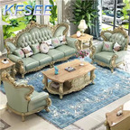 4000usd 1+2+3 Kfsee Solid Wood Sofa Furniture