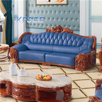 3000usd three seat Kfsee Zingana Wood Sofa Furniture