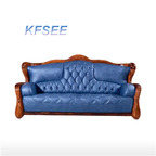 2000usd two seat Kfsee Zingana Wood Sofa Furniture