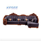 3500usd Kfsee Zingana Wood Sofa Furniture