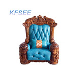 2000usd single seat Kfsee Zingana Wood Sofa Furniture