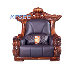 3000usd single seat Kfsee Zingana Wood Sofa Furniture