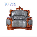 1000usd single seat Kfsee Zingana Wood Sofa Furniture