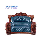 1500usd single seat Kfsee Zingana Wood Sofa Furniture