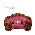 1800usd single seat Kfsee Zingana Wood Sofa Furniture