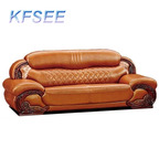 1000usd 1+2+3 Kfsee Soild Wood Sofa Furniture