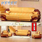 1000usd 1+2+3 Kfsee Soild Wood Sofa Furniture