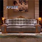 3000usd three seat Kfsee Zingana Wood Sofa