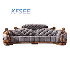 5000usd three seat Kfsee Zingana Wood Sofa
