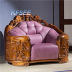 5500usd single seat Kfsee Zingana Wood Sofa