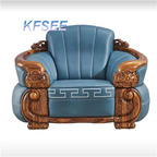1000usd Single Seat Kfsee Zingana Wood Sofa