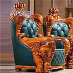 3000usd single Seat Kfsee Zingana Wood Sofa