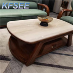 500usd 140cm length Kfsee Zingana Wood Coffee Table