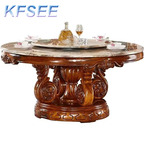4000usd 135cm Kfsee Zingana Wood Dining Table