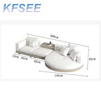 600usd 290cm length Luxury Kfsee Sofa Furniture