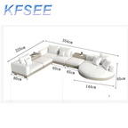 900usd 354cm length Luxury Kfsee Sofa Furniture