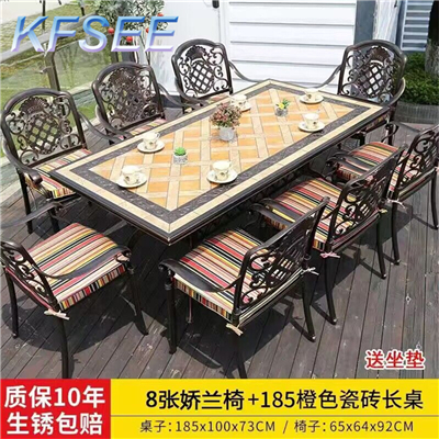 800usd with chair Barbecue Outdoor Kfsee Dining Table