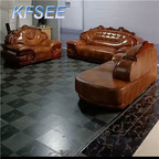 2000usd 1+2+4 Europe Leather Kfsee Castle Sofa Furniture
