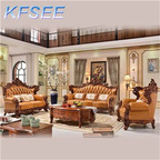 5000usd 1+2+4 Europe Leather Kfsee Castle Sofa Furniture